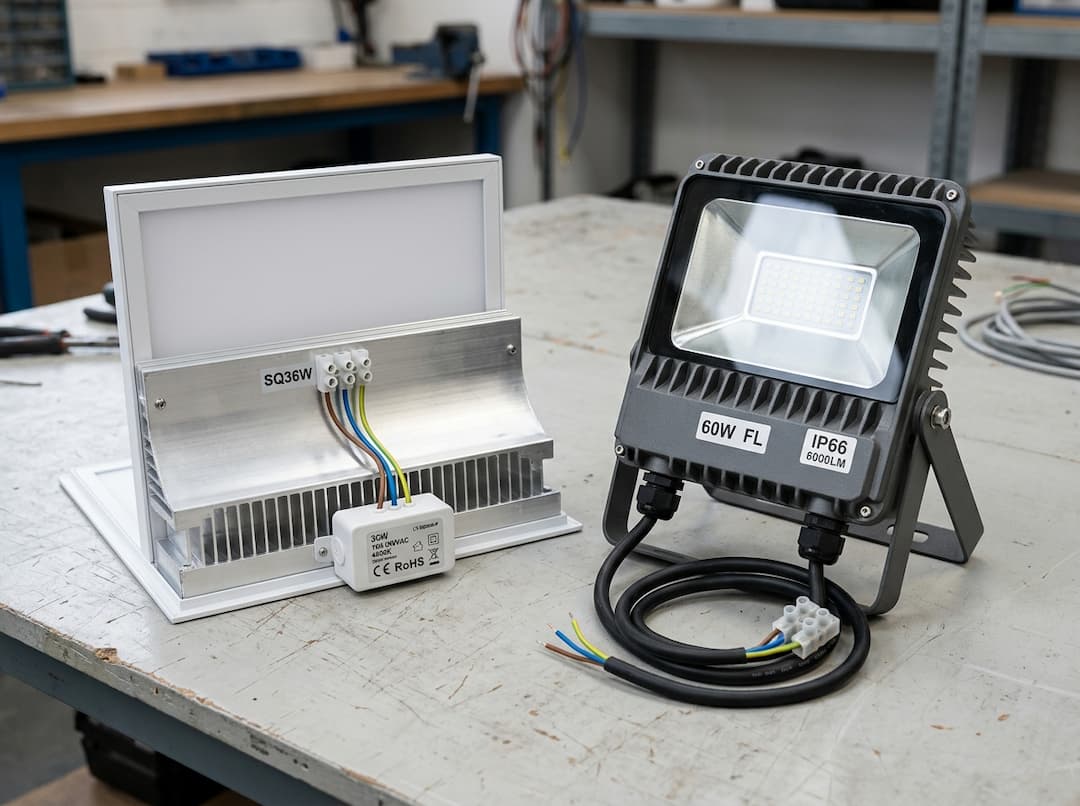 Commercial LED Panel Fixtures & Flood Lights