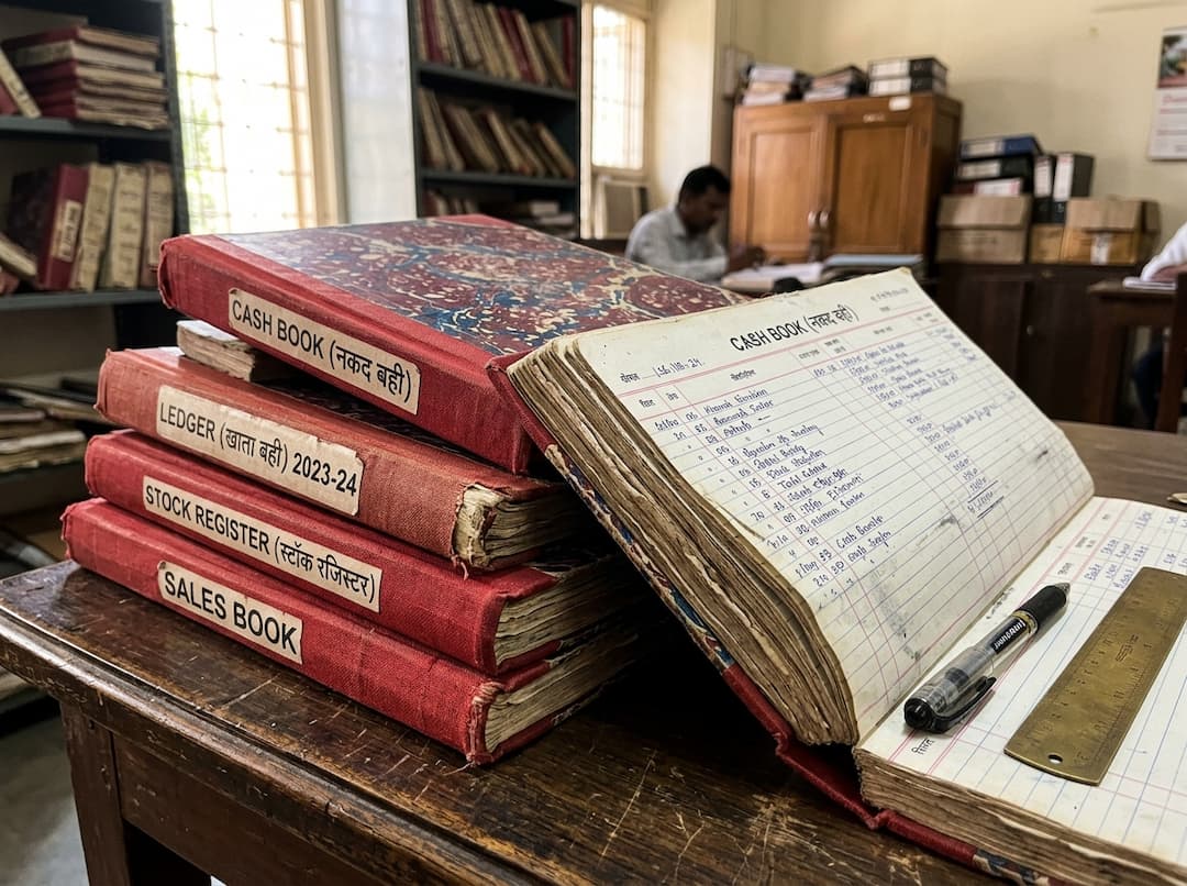 Institutional Ledgers, Cash Books & Registers